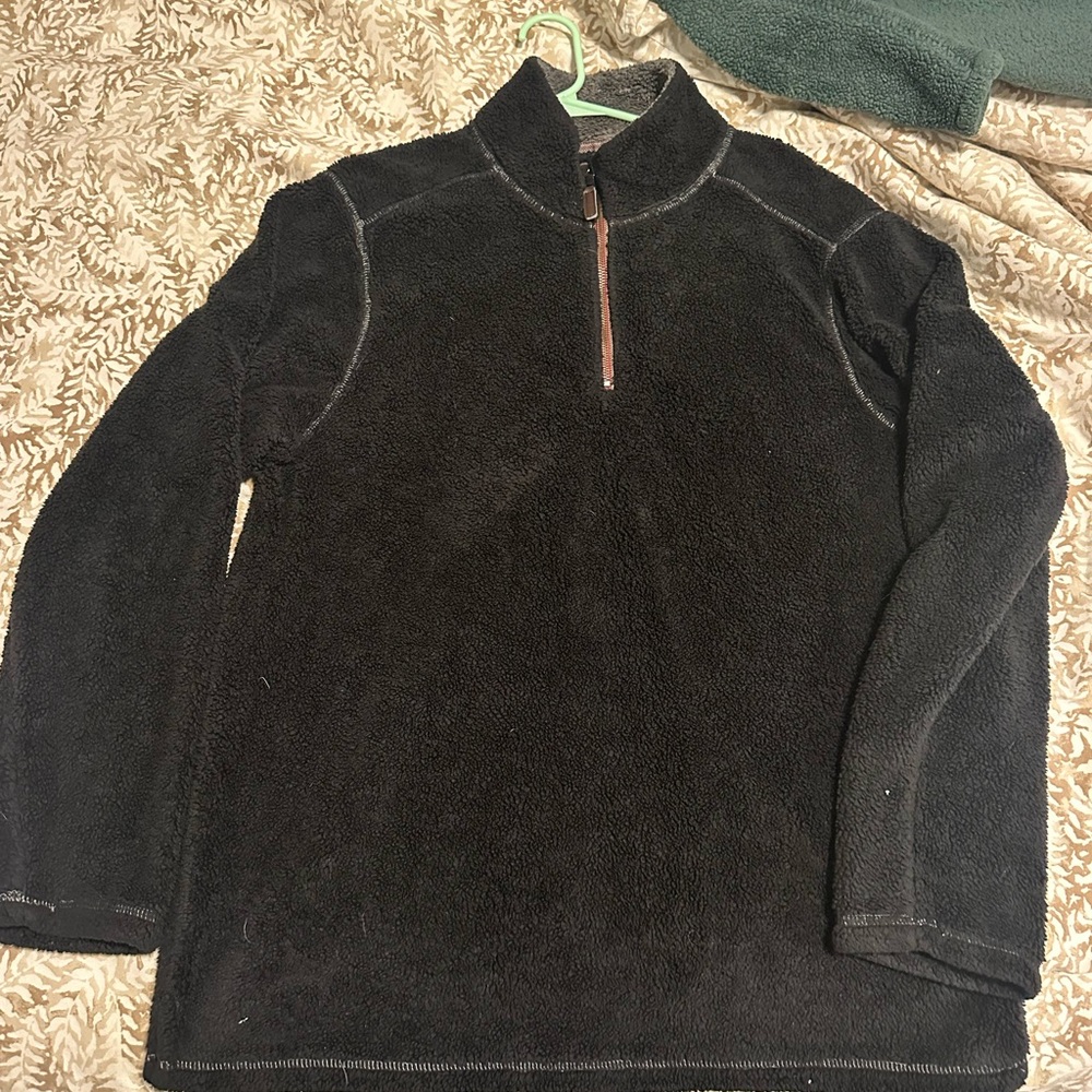 Women’s Black Half-Zip Sweater